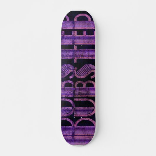 Dubstep  Purp Pro Board Persoonlijk Skateboard (Voorkant)