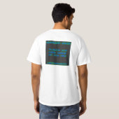 Dubstep-radio-Shirt T-shirt (Achterkant volledig)