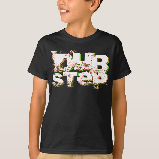 Dubstep Red en Green T-shirt (Voorkant)