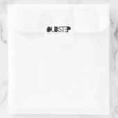 Dubstep reflectie ronde sticker (Tas)
