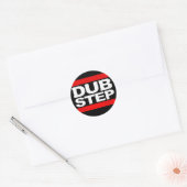 dubstep remix-benga-dubstep radio-gratis dubstep-d ronde sticker (Envelop)