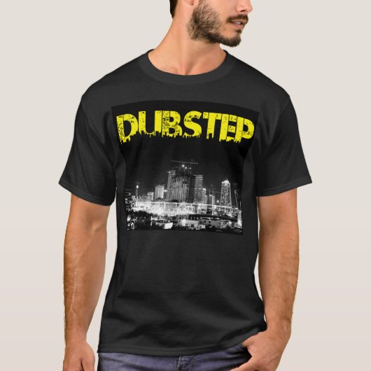 Dubstep T-Shirt Black City (Voorkant)