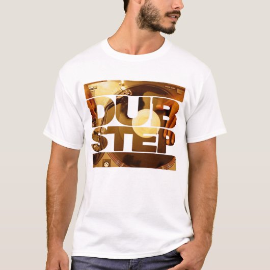 DUBSTEP vinyl nasynchronplaten muziek dub stap dow T-shirt (Voorkant)