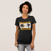 DUBSTEP-waarschuwing Extreme Bass T-shirt (Voorkant volledig)