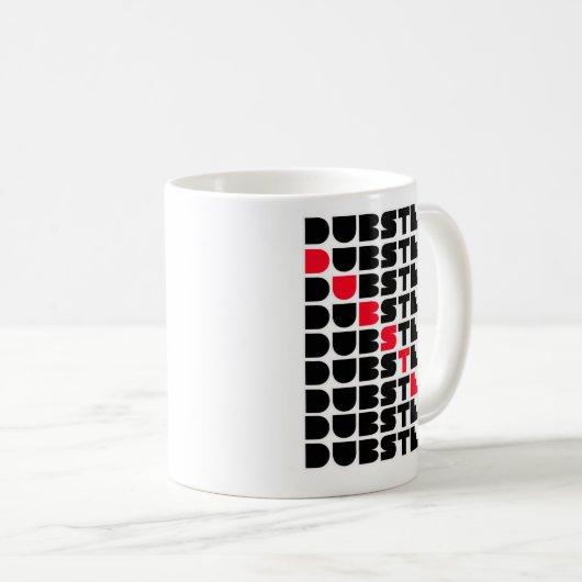 Dubstep WALL meisjes jongens Dubstep muziek Koffiemok (Voorkant rechts)