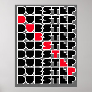 Dubstep WALL meisjes jongens Dubstep muziek Poster
