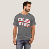 Dubstep White en Red T-shirt (Voorkant volledig)