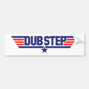 Dubstep (Wings & Star) Bumpersticker
