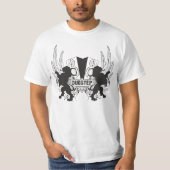 Dubstep (wit) t-shirt (Voorkant)