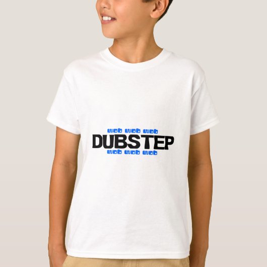 Dubstep Wob Blue T-shirt (Voorkant)