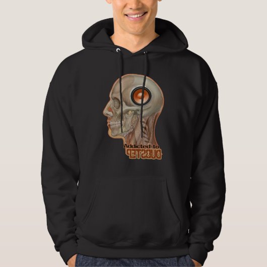 Dubstep woofer-brein hoodie (Voorkant)