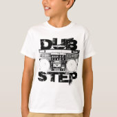 Dubstep zwarte doos t-shirt (Voorkant)