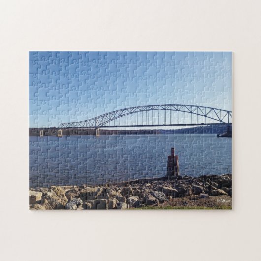 Dubuque Bridge Legpuzzel (Horizontaal)
