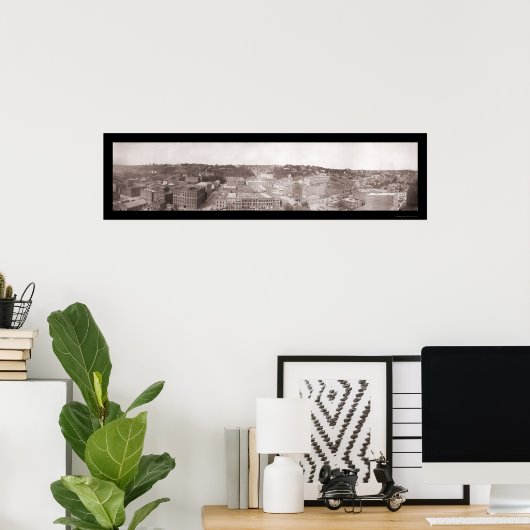 Dubuque, IA Foto 1907 Poster (Thuiskantoor)