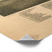 Dubuque Iowa 1889 Antiek Panorama Poster (Hoek)