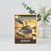 Dubuque, Iowa |  Briefkaart (Staand voorkant)