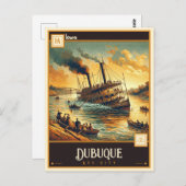 Dubuque, Iowa |  Briefkaart (Voorkant / Achterkant)