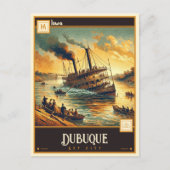 Dubuque, Iowa |  Briefkaart (Voorkant)