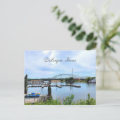 Dubuque, Iowa Bruid over de Mississippi Briefkaart (Staand voorkant)