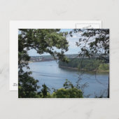 Dubuque Iowa op de Mississippi Briefkaart (Voorkant / Achterkant)