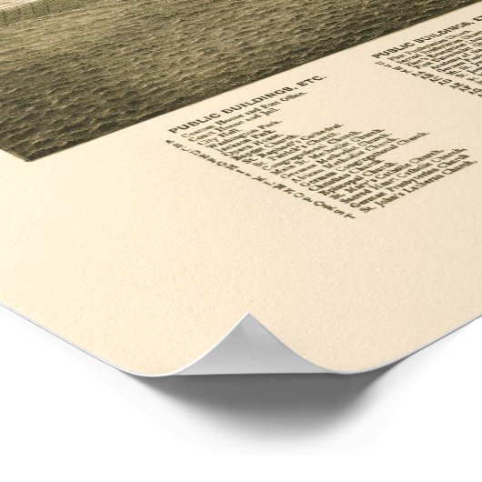 Dubuque, Iowa Panoramic Map - 1889 Poster (Hoek)