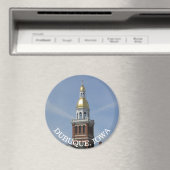 Dubuque. Iowa Souvenir Magnet (Insitu (Vaatwasser))