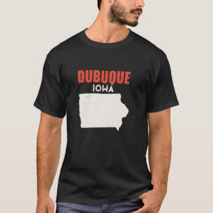 Dubuque Iowa Verenigde Staten Verenigde Staten Rei T-shirt