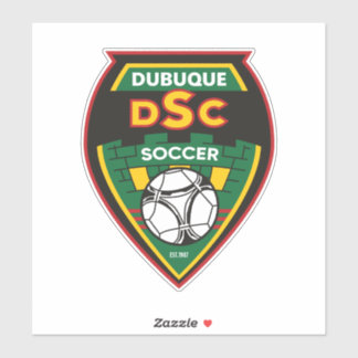 Dubuque Soccer Club Car Decal Sticker