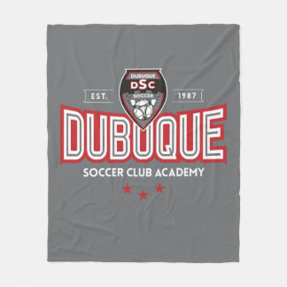 Dubuque Voetbalclub Academy Dekbed Fleece Deken