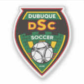 Dubuque Voetbalclub Stickers (Voorkant)