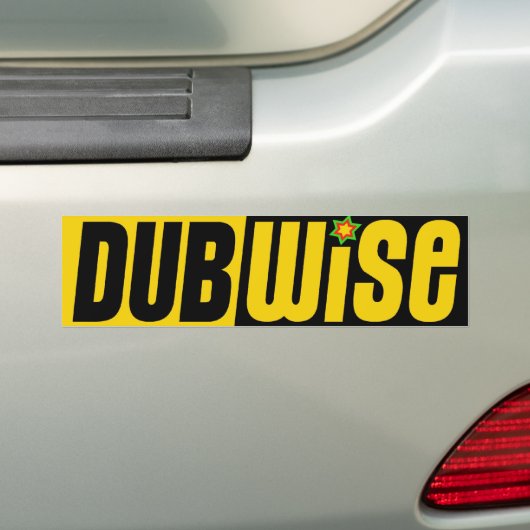 Dubwise Bumpersticker (Op auto)