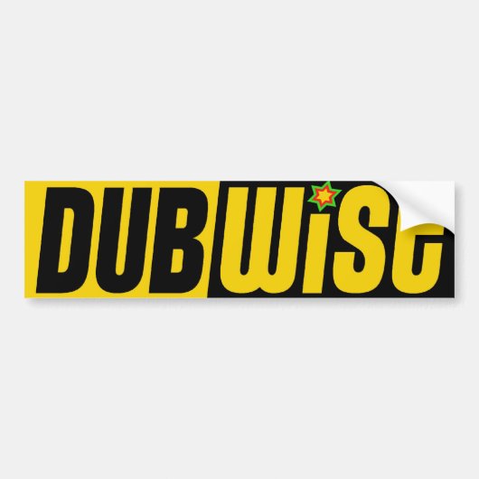 Dubwise Bumpersticker (Voorkant)