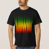 Dubwise wazig effect typografie rasta reggae t-shirt (Voorkant)
