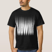 Dubwise wazig effect typografie reggae t-shirt (Voorkant)