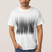 Dubwise wazig effect typografie reggae t-shirt (Voorkant)