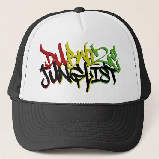 Dubwize Junglist Graffiti Trucker Pet (Voorkant)