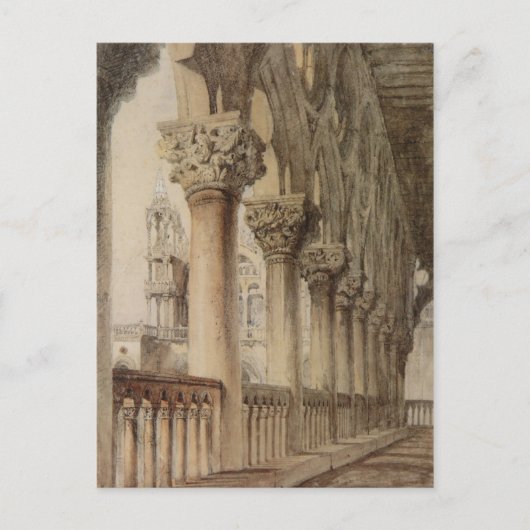 Ducal Palace (door John Ruskin) Briefkaart (Voorkant)