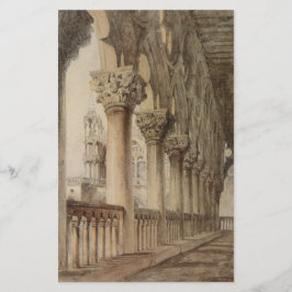 Ducal Palace (door John Ruskin) Briefpapier