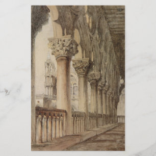 Ducal Palace (door John Ruskin) Briefpapier