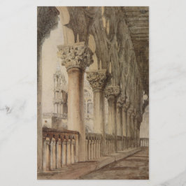 Ducal Palace (door John Ruskin) Briefpapier