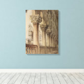 Ducal Palace (door John Ruskin) Canvas Afdruk (Insitu (Houten vloer))