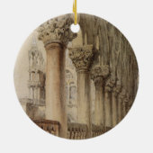 Ducal Palace (door John Ruskin) Keramisch Ornament (Achterkant)