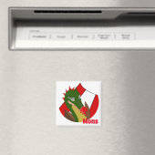 Ducasse of Mons - Doudou - souvenir uit België Magneet (Insitu (Vaatwasser))