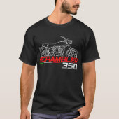 Ducati 350 Scrambler 1968-1974 T-shirt (Voorkant)