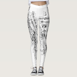 Ducati leggings met één cilinder vrouw
