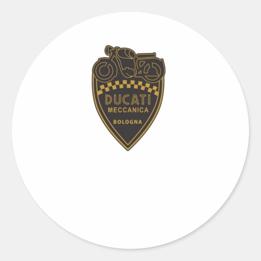 Ducati Logo Sticker 3 (Voorkant)
