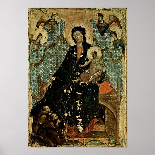 Duccio di Buoninsegna - Madonna of Franciscans Poster (Voorkant)