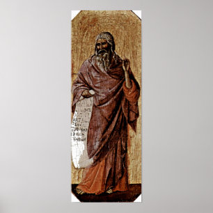 Duccio di Buoninsegna - Profeet Isaiah Poster