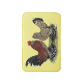 D'Uccle Bantams: Mille Fleur Badmat (Voorkant Verticaal)