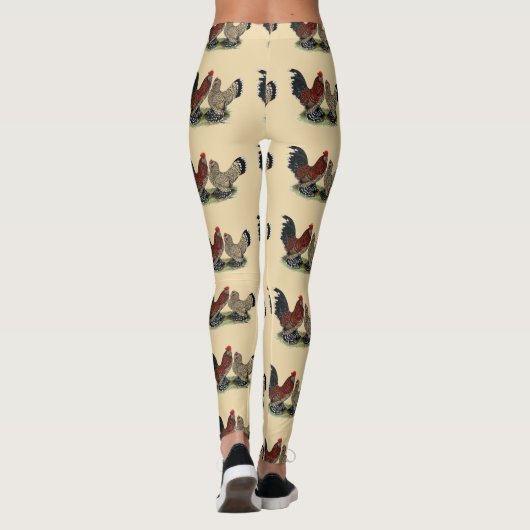 D'Uccle Bantams: Mille Fleur Leggings (Achterkant)
